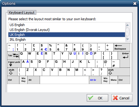 Layout Selection